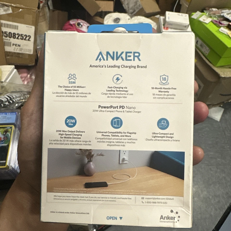 Anker PowerPort PD Nano 18W Ultra-Pequeño – Cable USB-C | NUEVO Foto 2 de 4