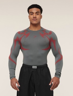 Gymshark Storm Seemless Longsleeve Gr. L Neu OVP Grey