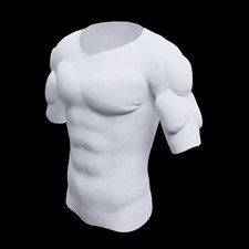 Men's Invisible Pads Shaper Fake Muscle Chest Tops Protection Sponge Enhancers