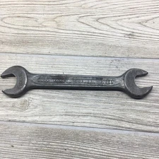 Indestro Drop Forged Select Steel Made USA 729 Open End SAE Wrench 5/8" 3/4" Vtg