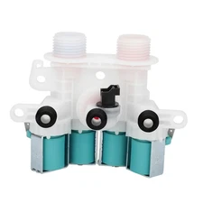 Metal+Plastic Washer Water Inlet Valve For Whirlpool W11096267 W11165546