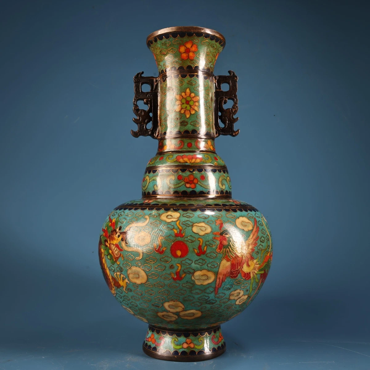 中国风铜制花瓶| eBay