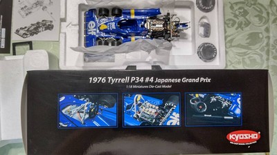 【ミニカー 希少】TSM 1/18 ティレル P34 #4 1976 日本GP TSM 1/18 Tyrrell P34 #4 Japan GP 1976 Depailler Limited
