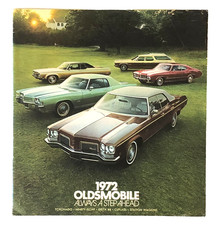 1972 Oldsmobile Sales Brochure 46 Pages Cutlass Toronado 4-4-2 Delta 88 Vintage
