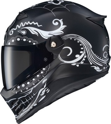 Scorpion EXO-Covert FX El Malo Motorcycle Helmet White/Matte Black