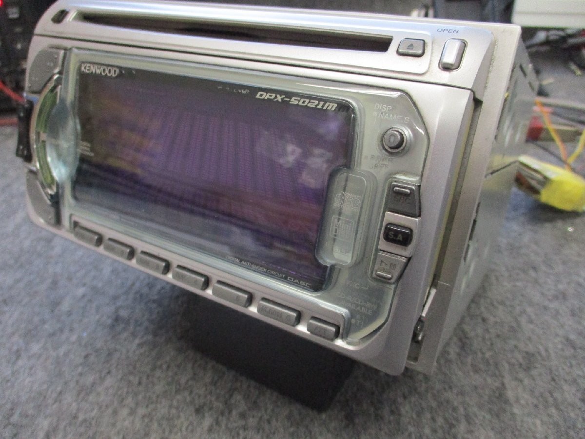 KENWOOD DPX5021M 完動品 AS IS” KENWOOD DPX-5021M AC100V CD MD Radio Player Tested