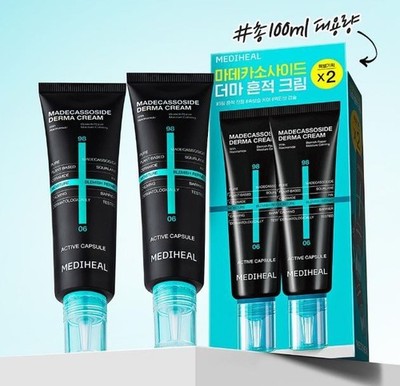 MEDIHEAL Madecassoside Derma Cream with Niacinamide Blemish Repair 50ml+50ml Set