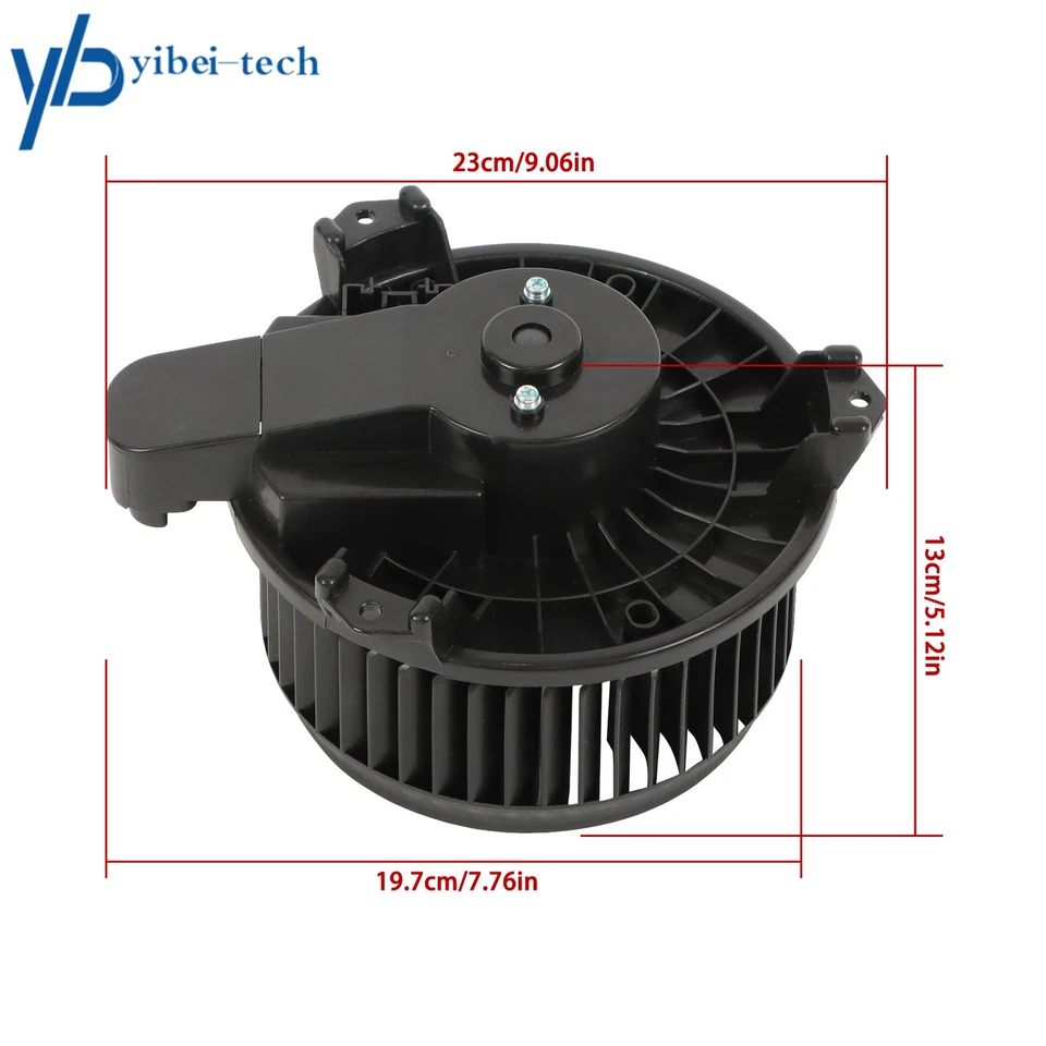 Motor soplador de calefacción HVAC para Ram 1500 2014-2018 Jeep Wrangler 2014-2017 delantero Foto 2 de 4