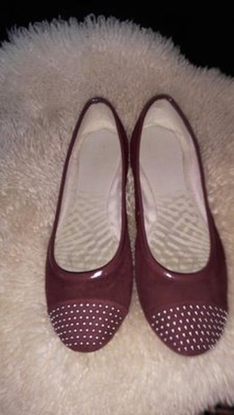 Women Clarks Heels Burgundy Suede 38