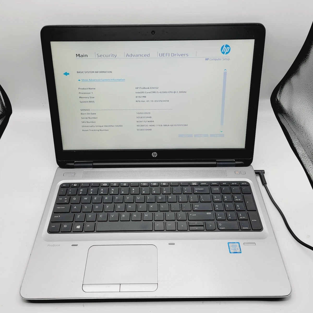 HP ProBook Intel Core i5 6th Gen. PC Laptops & Netbooks 8 GB RAM