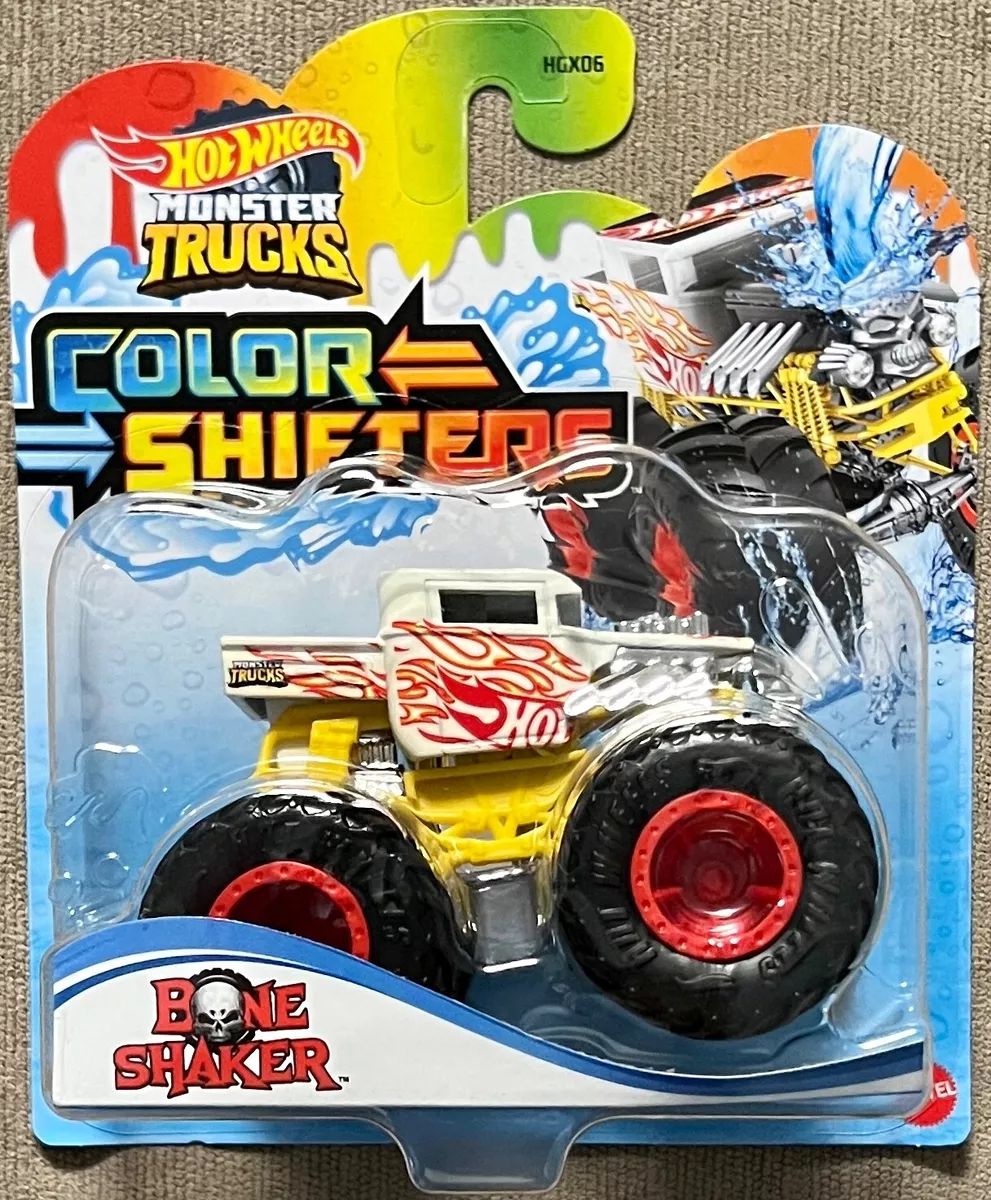  Hot Wheels Monster Trucks 1:64 Scale Bone Shaker