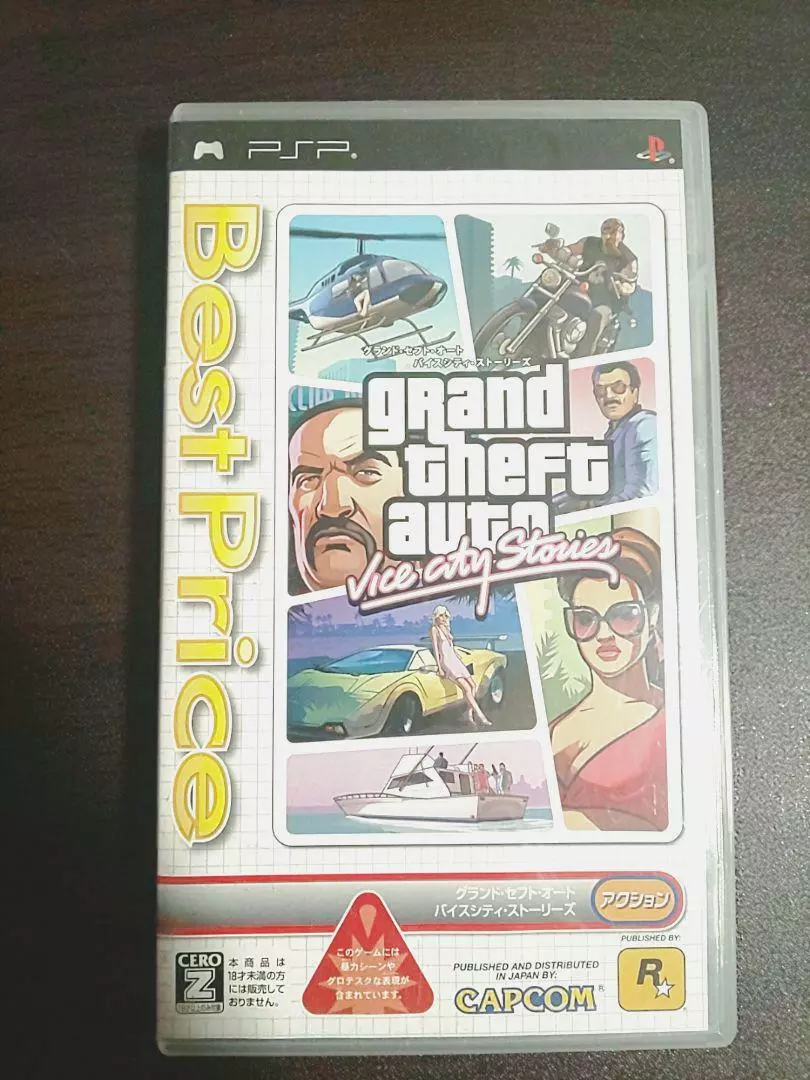 pre-owned PSP Grand Theft Auto Vice City Stories With box free shipping  from jp