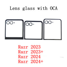With OCA Front Screen Outer Glass Lens For Motorola Razr Razr 2023 2024