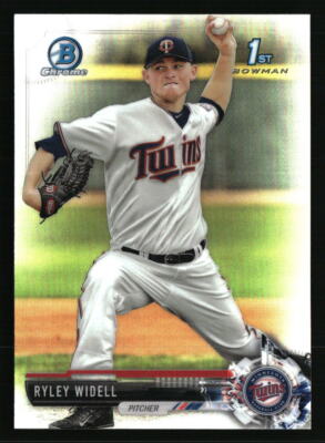 Ryley Widell 2017 Bowman Draft Chrome Refractor #BDC-64  Baseball Card