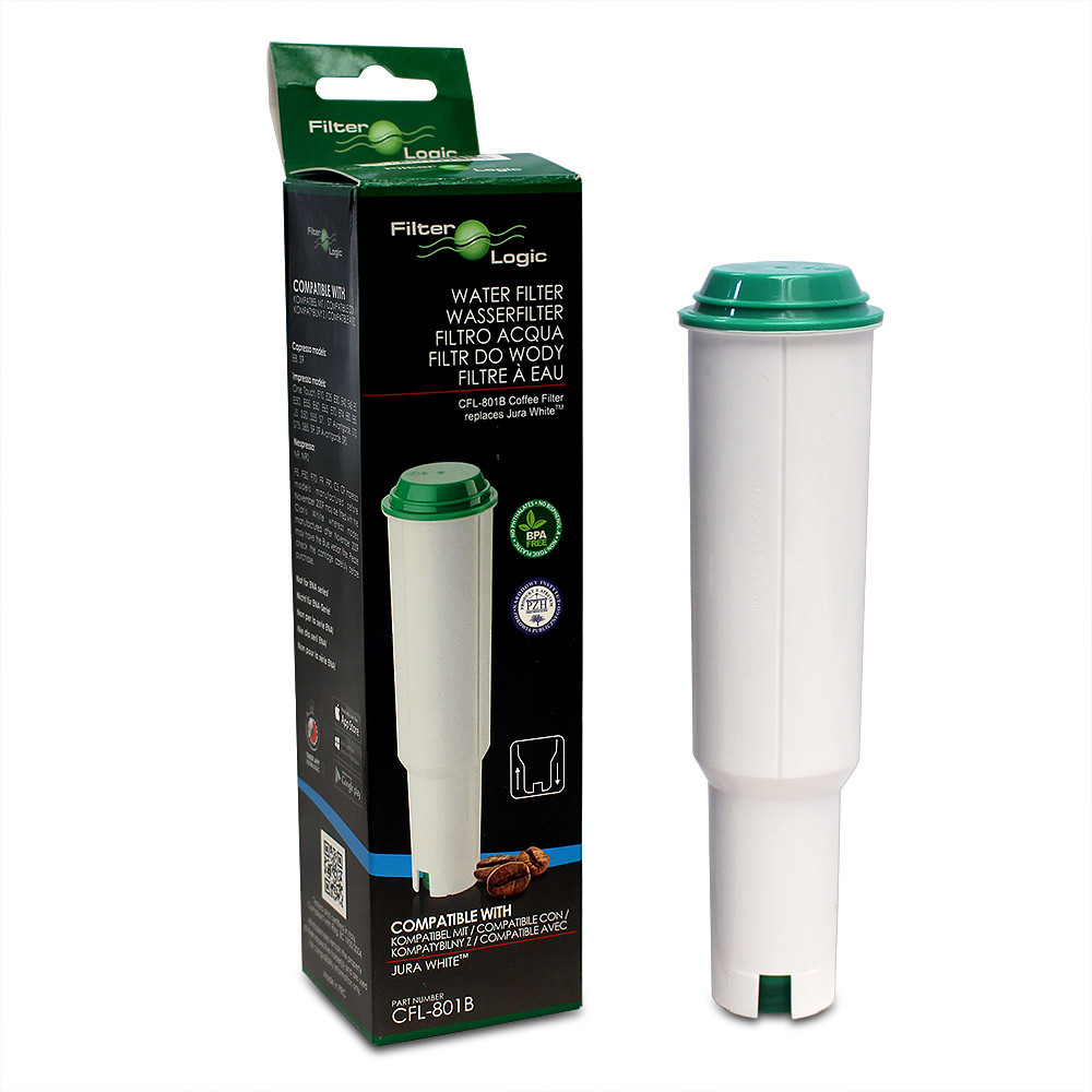 Filterlogic CFL-801 water filter compatible to Jura Claris White 60209 cartridge