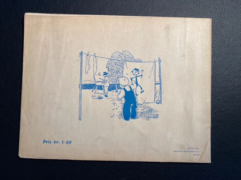 1949 Vintage Children's Book LILLEMAN IMED-OCH MOTGANG - Image 2 of 4