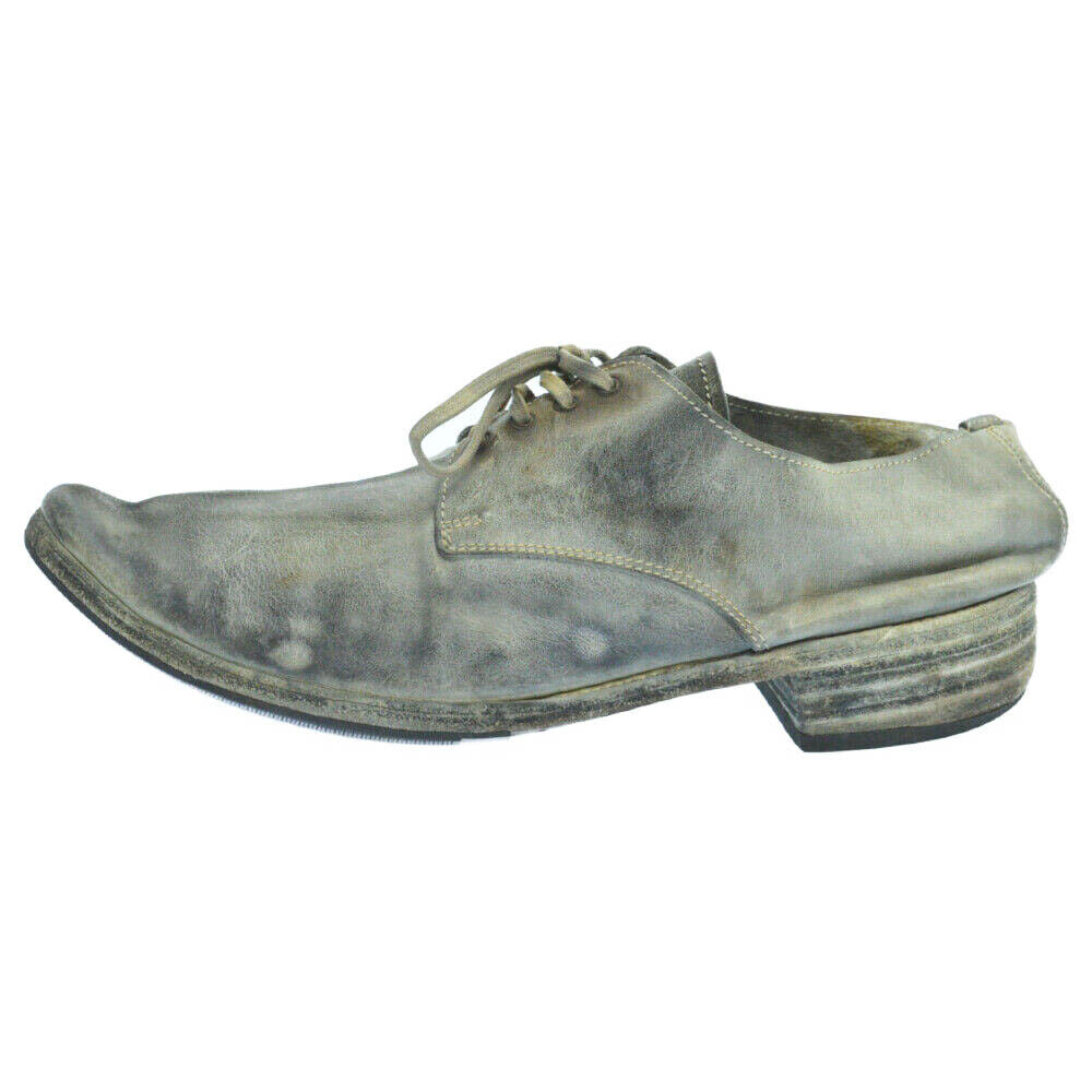 Carol Christian Poell CCP Safe Derby Lace Leather Shoes Gray Carol Christian Poell CCP Safe Derby Lace Leather Shoes Gray