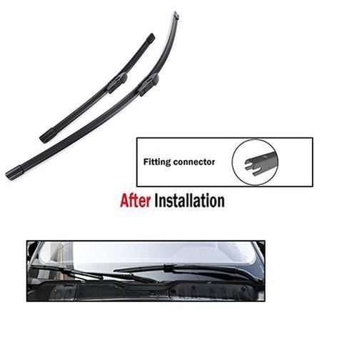 3pcs Wiper Front & Rear Wiper Blades Set Compatible with Toyota CHR 2016-2021 - Picture 3 of 10