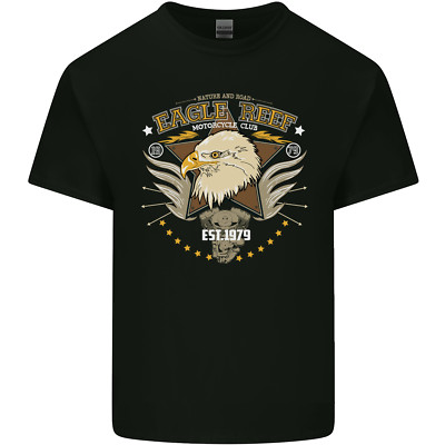 Eagle Reef Motorrad Motorrad Biker Kinder T-Shirt Kinder