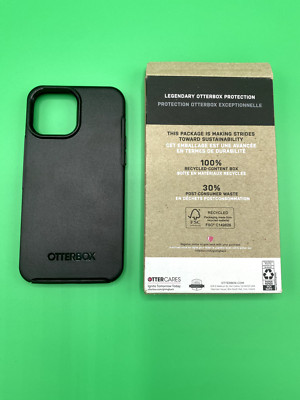 New~Black Otter Box Symmetry Series for iPhone 12 & 13 Pro Max