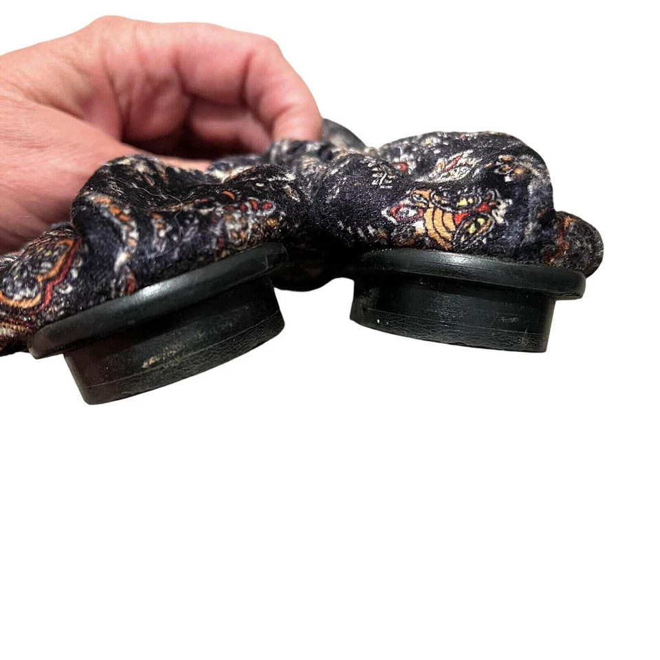 CORDANI Velvet Floral Ballet Flats Women's 8 from Italy - Image 4 of 4