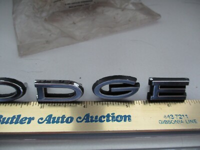 MoPar Exterior Letters -  ''D O D G E'' - NOS - '81-'85 - P/N 4103253