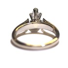 GIA 14k white gold .43ct VVS2 D marquise diamond solitaire engagement ring 3.6g — photo 5