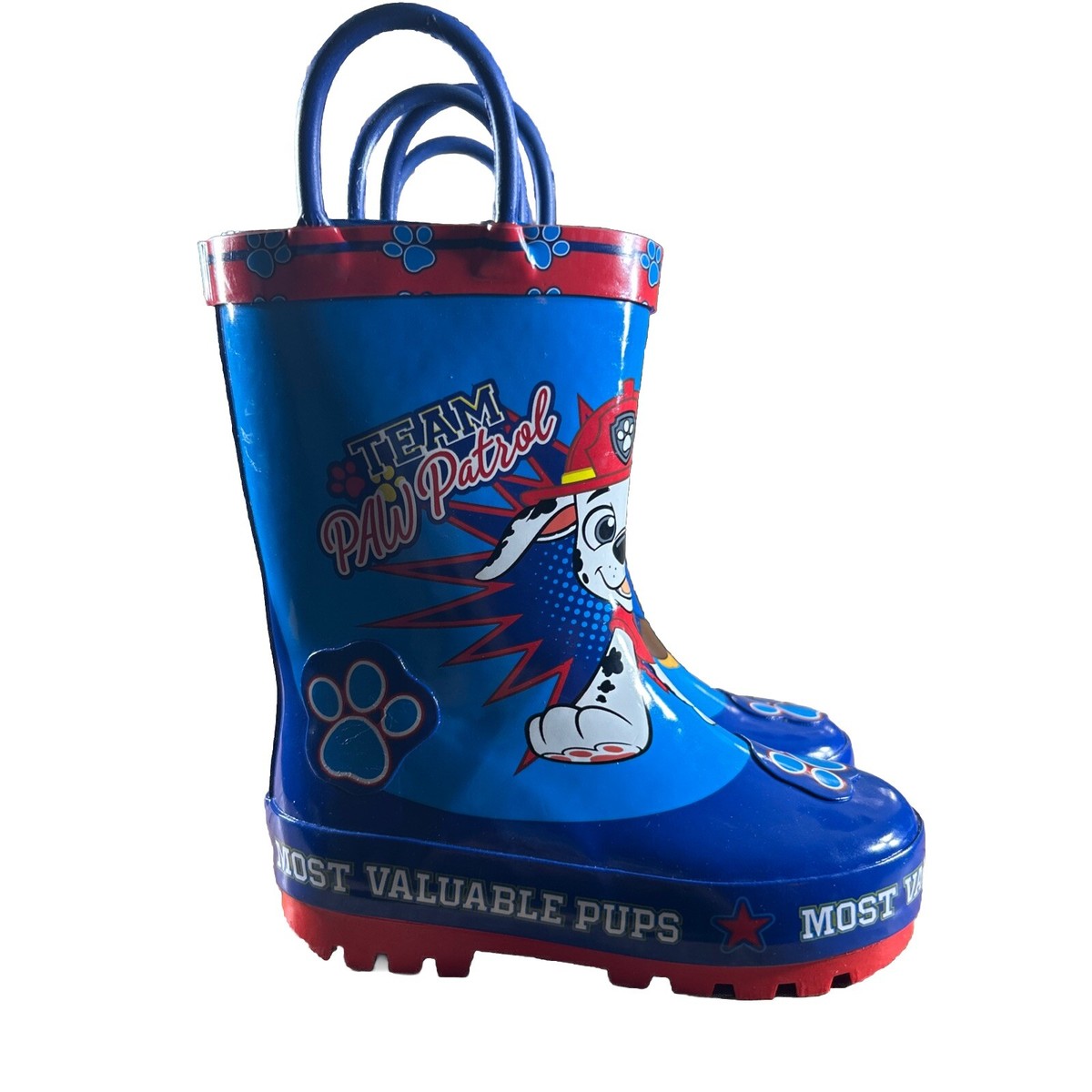 Paw Patrol Chase and Marshall Wellies Wellington Rain Boots Boys