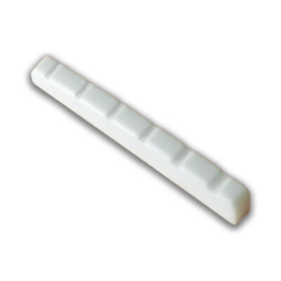 42mm Flat Bottom Guitar Slotted Bone Nut for Fender Strat Stratocaster