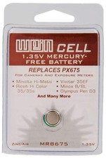 2 Pcs Wein Cell PX675 Zinc Air 1.35V Battery