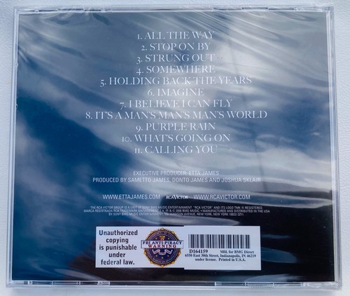 ETTA JAMES - All the Way (CD, 2006) New - Foto 3 di 3