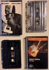 (2) ALBERT COLLINS CASSETTE TAPES:  COLD SNAP +1  - TESTED