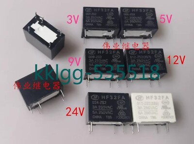 5PCS NEW HF HF32FA 009-ZS2 Electromagnetic Relay for Home Appliances