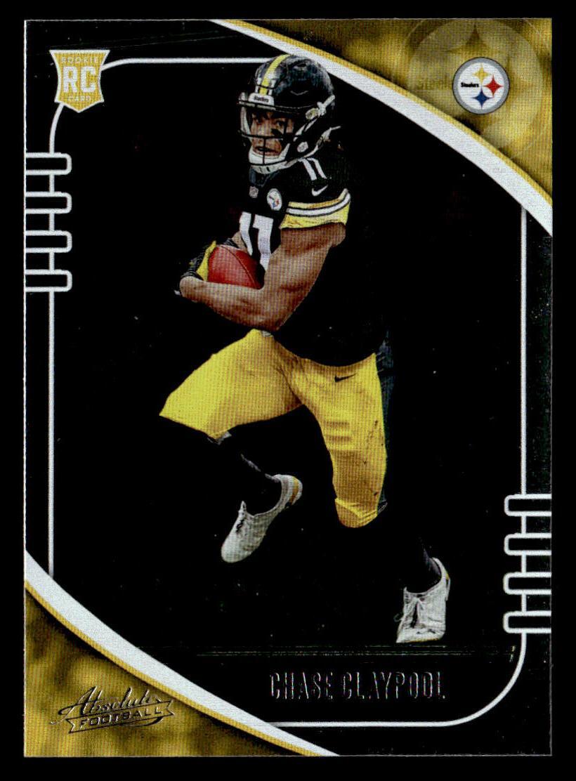 2020 Panini Absolute #116 Chase Claypool Retail Rookie Card Pittsburgh Steelers