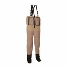 Lost Creek Men's Guide Series Zip Fishing Waders Breathable Brown L Stout