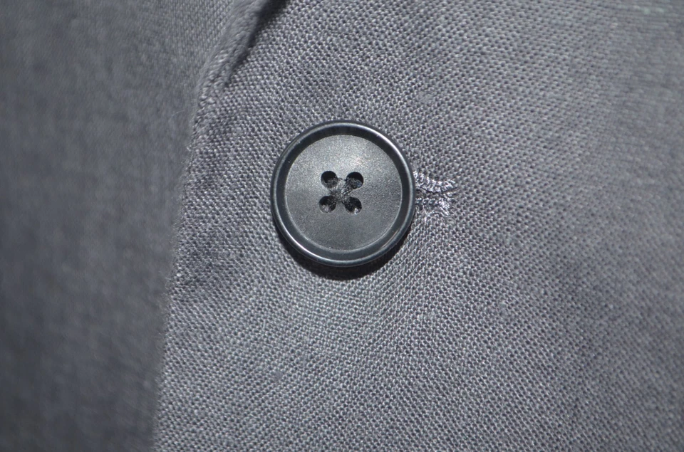 NUEVO CON ETIQUETAS CUBAVERA Abrigo Deportivo Blazer 100% Lino Sólido Delave XXL (46R) Calce Clásico Foto 4 de 4