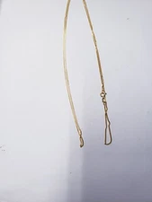 RISHI ALEXANDER CURB CHAIN GOLD TONE 1.2MM 30"