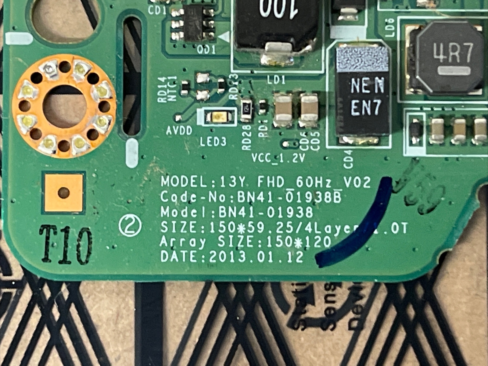 T-CON BOARD BN41-01938B - SAMSUNG - Picture 3 of 4