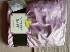 SooRoo Kids: Baby Minky Blanket, Soft Cozy, Duck, Pink/gray. Reversible, dots