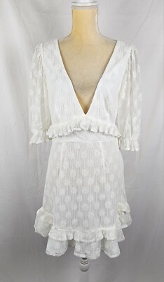 Angel Biba NWT Women's Beachy Boho Feminine White Lace Overlay Dress sz L | eBay Angel Biba NWT Women's Beachy Boho Feminine White Lace Overlay Dress sz L | eBay