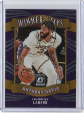 2023-24 Panini Donruss Optic Winner Stays Anthony Davis #19 - Los Angeles Lakers