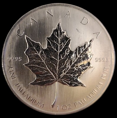 パラジウム1oz NGC MS69 2005年 カナダメイプルリーフ50ドル 2005 PALLADIUM CANADIAN MAPLE LEAF 1 OZ - 0.9995 FINE