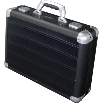 ALUMAXX Attaché Laptopkoffer VENTURE Businesskoffer Aluminium schwarz matt 45164