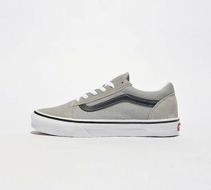 vans black old skool trainers junior