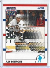 1990-91 Score Hockey NHL Ray Bourque All-Star Boston Bruins #313 Hall Of fame+