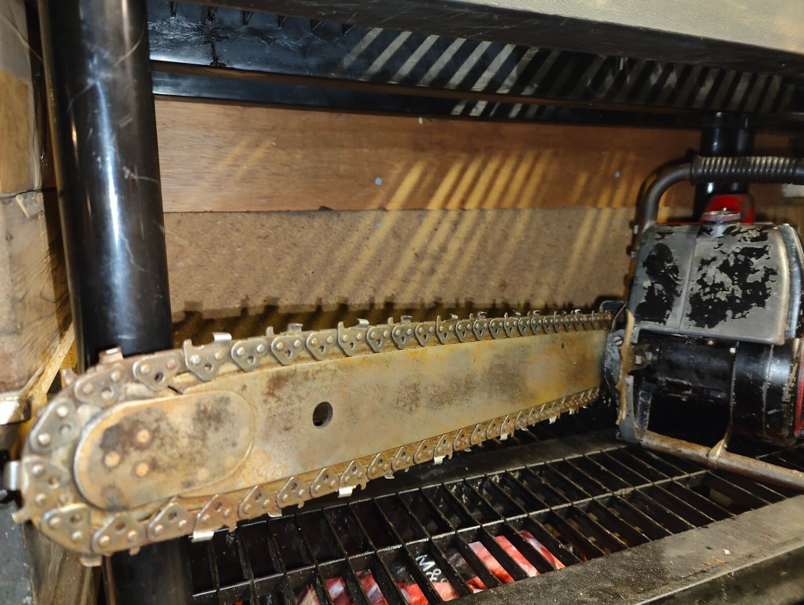 JoBu D94 Tiger Vintage Professional Chainsaw from Norway. Untouched