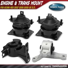 4pcs Engine Motor & Auto Transmission Mount for Acura MDX 2007 2008 2009 V6 3.7L