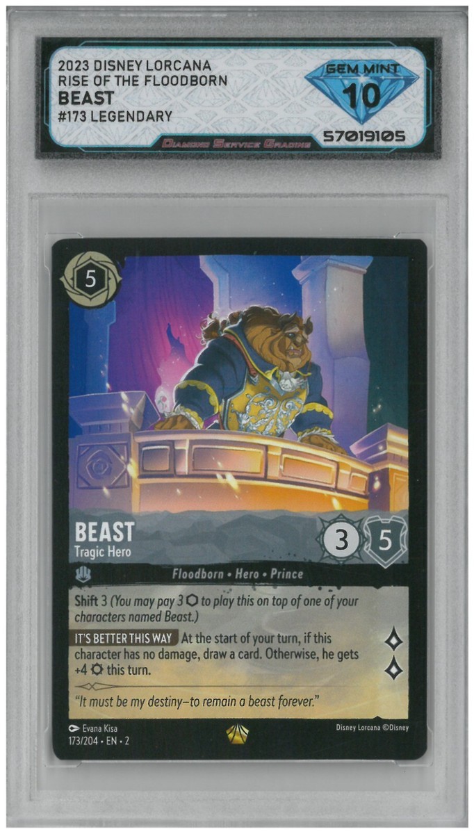 Lorcana Rise of the Floodborn BEAST TRAGIC HERO #173 Legendary