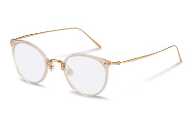 Rodenstock R7079 B 46  Brille Brillenfassung Brillengestell Beige Titan Gold   S