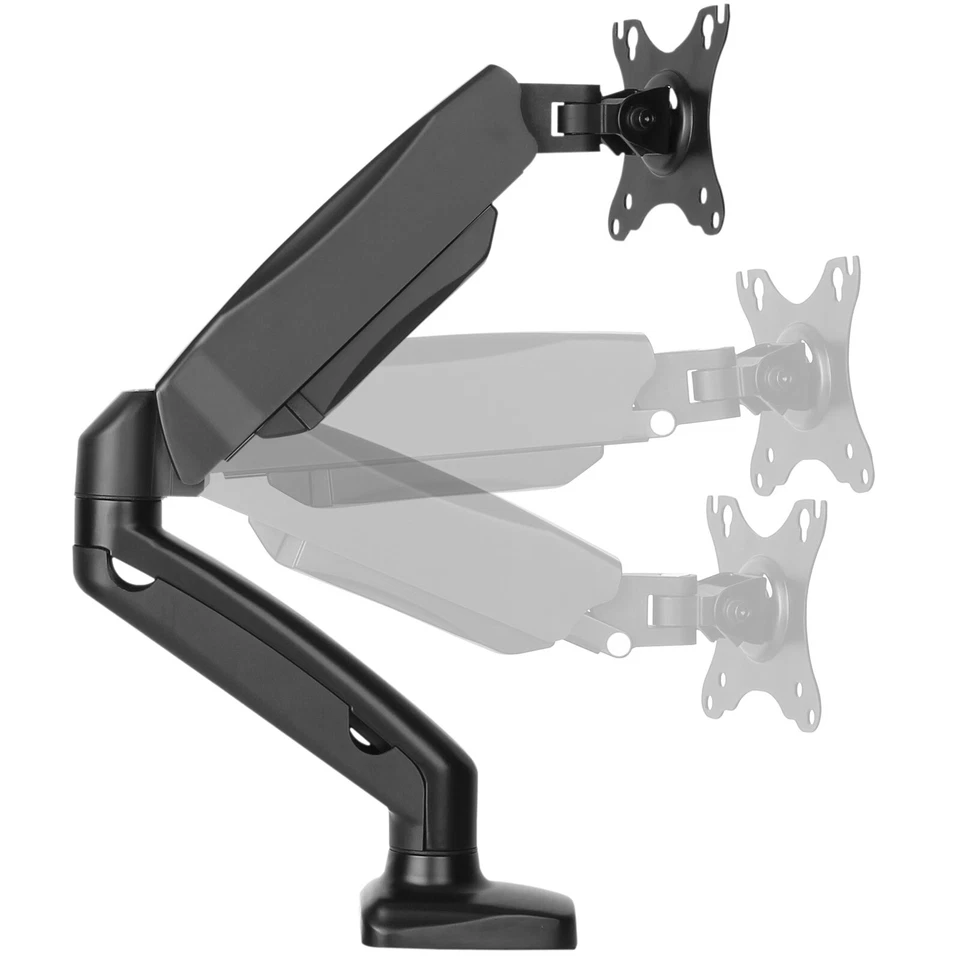 Gasfeder Laptop Tisch Halterung schwenkbar neigbar mit Notebook Tablet PC Ablage - Bild 3 von 4